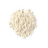 Heap of white powder on a white background